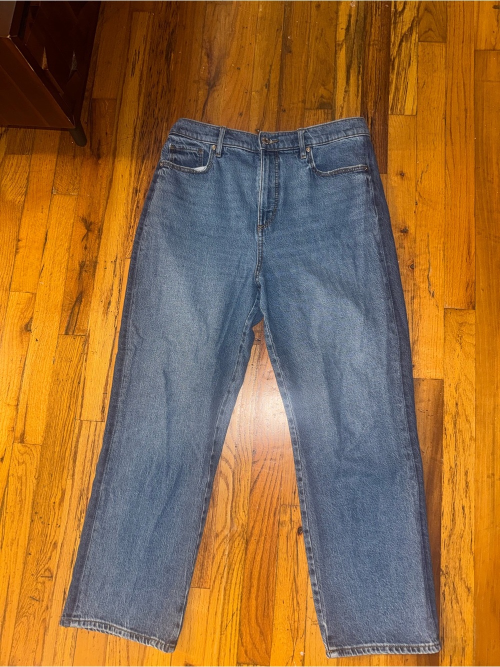 LOFT Medium Blue Denim Jeans - Classic Five-Pocket